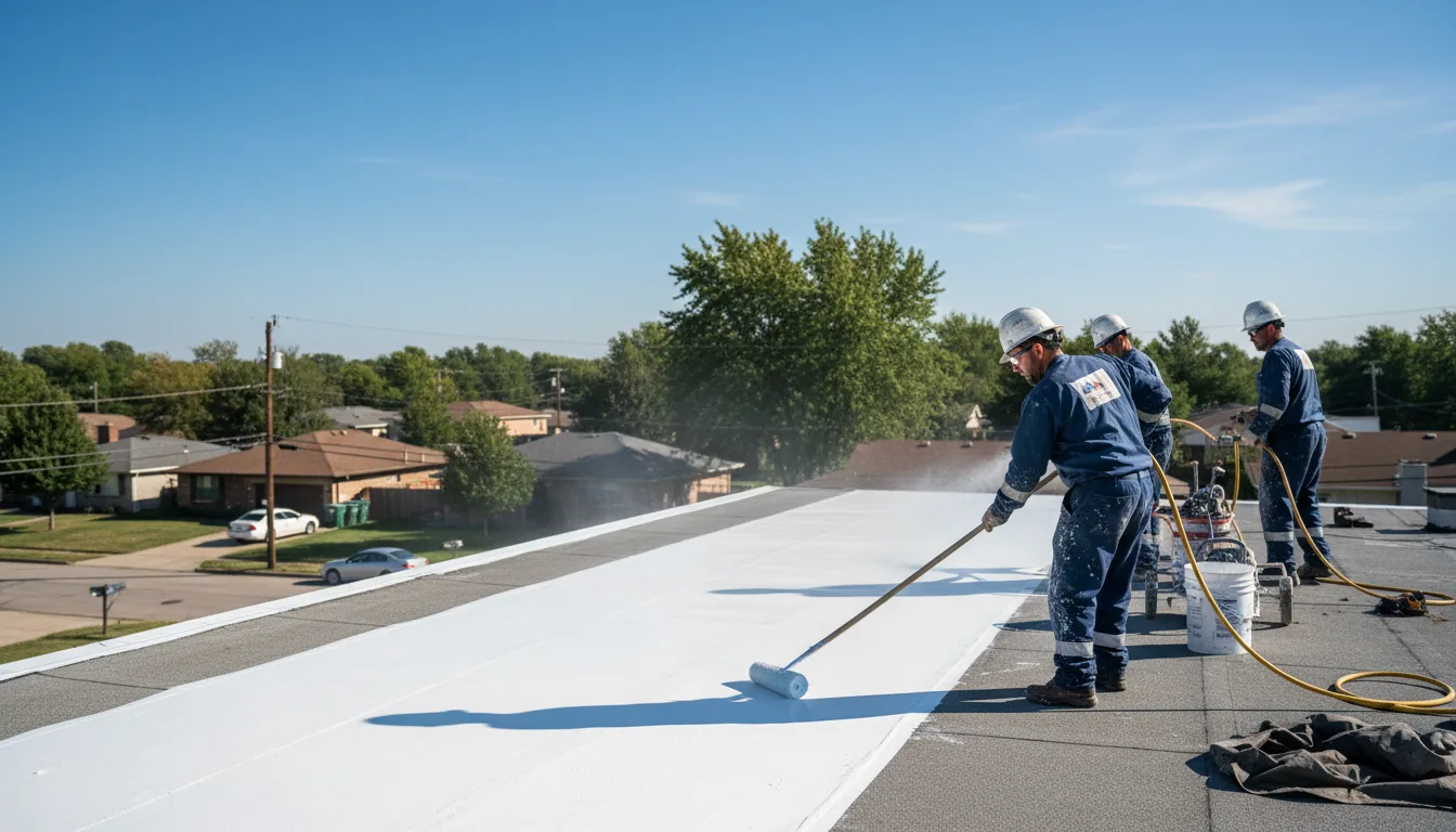 Commercial roof coating in Broseley, MO near me